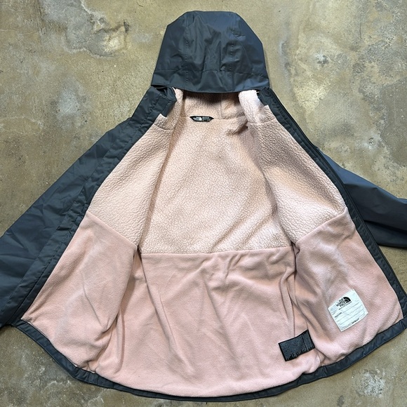 The North FaceYouth Girls Raincoat Fleece Lined Size Youth Lg Preowned - Picture 3 of 8